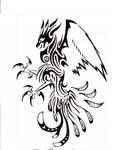 Phoenix Tattoo by fangdracona