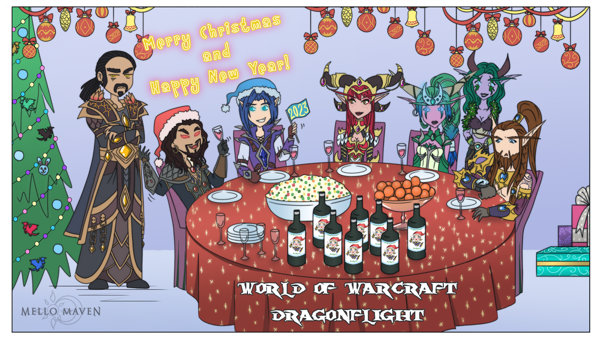 New Year Dragonflight by MELL0 on DeviantArt