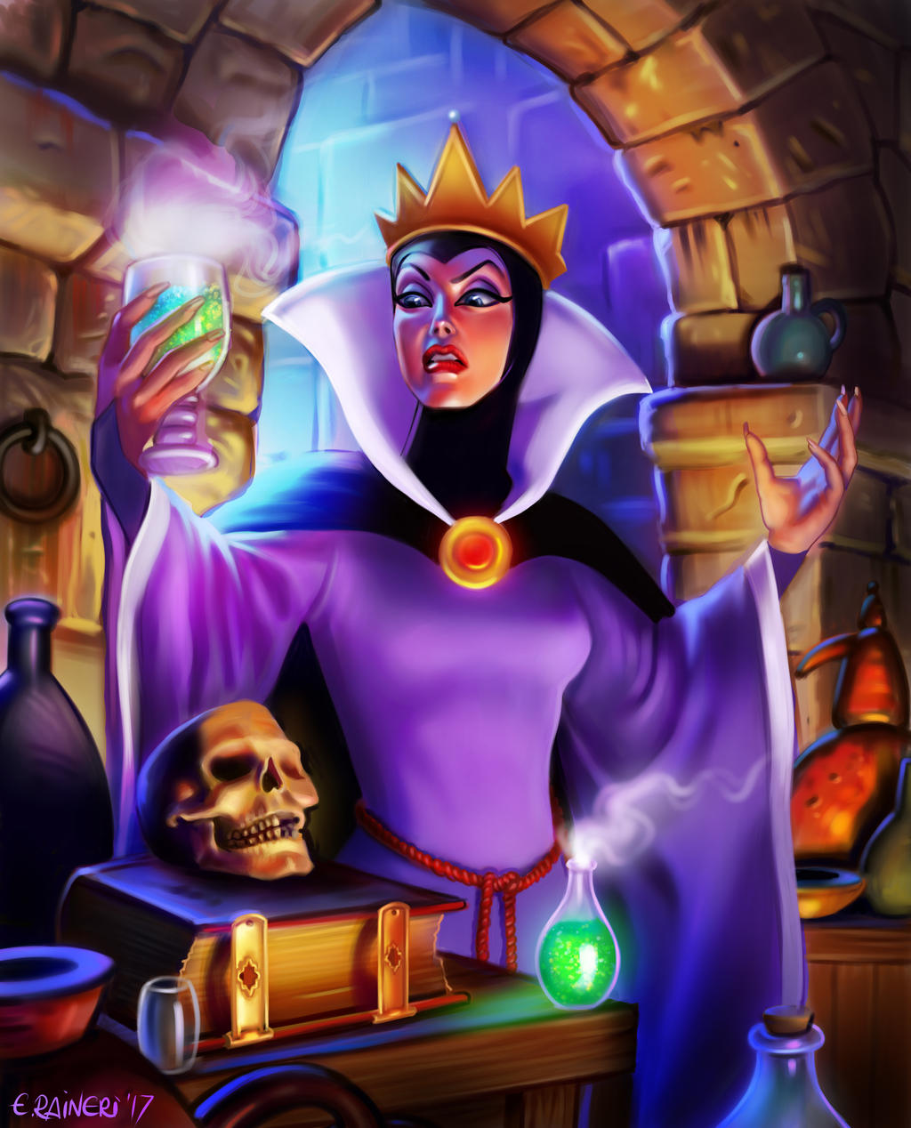 Evil Queen by elirain on DeviantArt