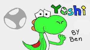 Colored Yoshi doodle (Miiverse reupload)