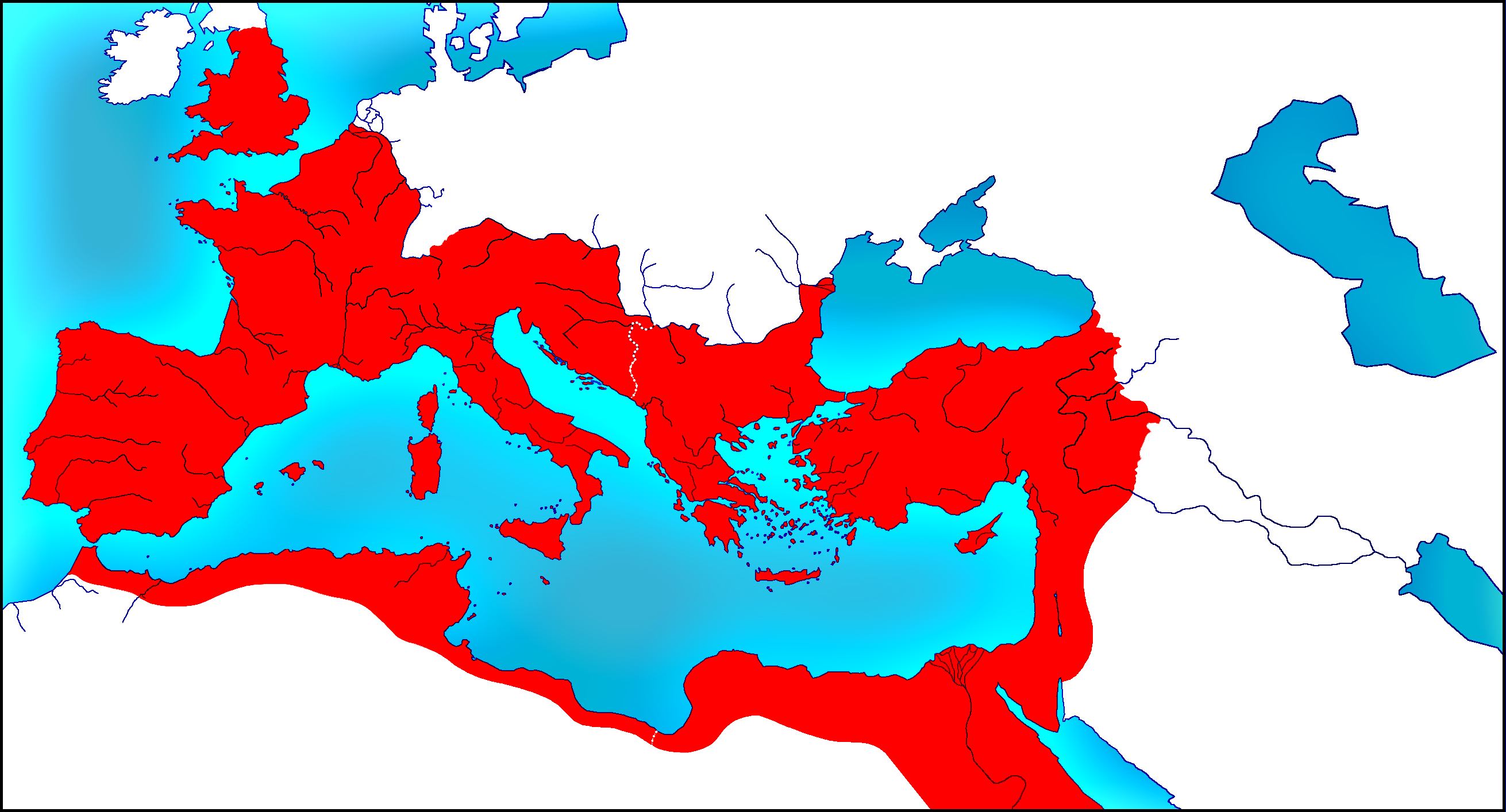 Roman Empire in 395 B