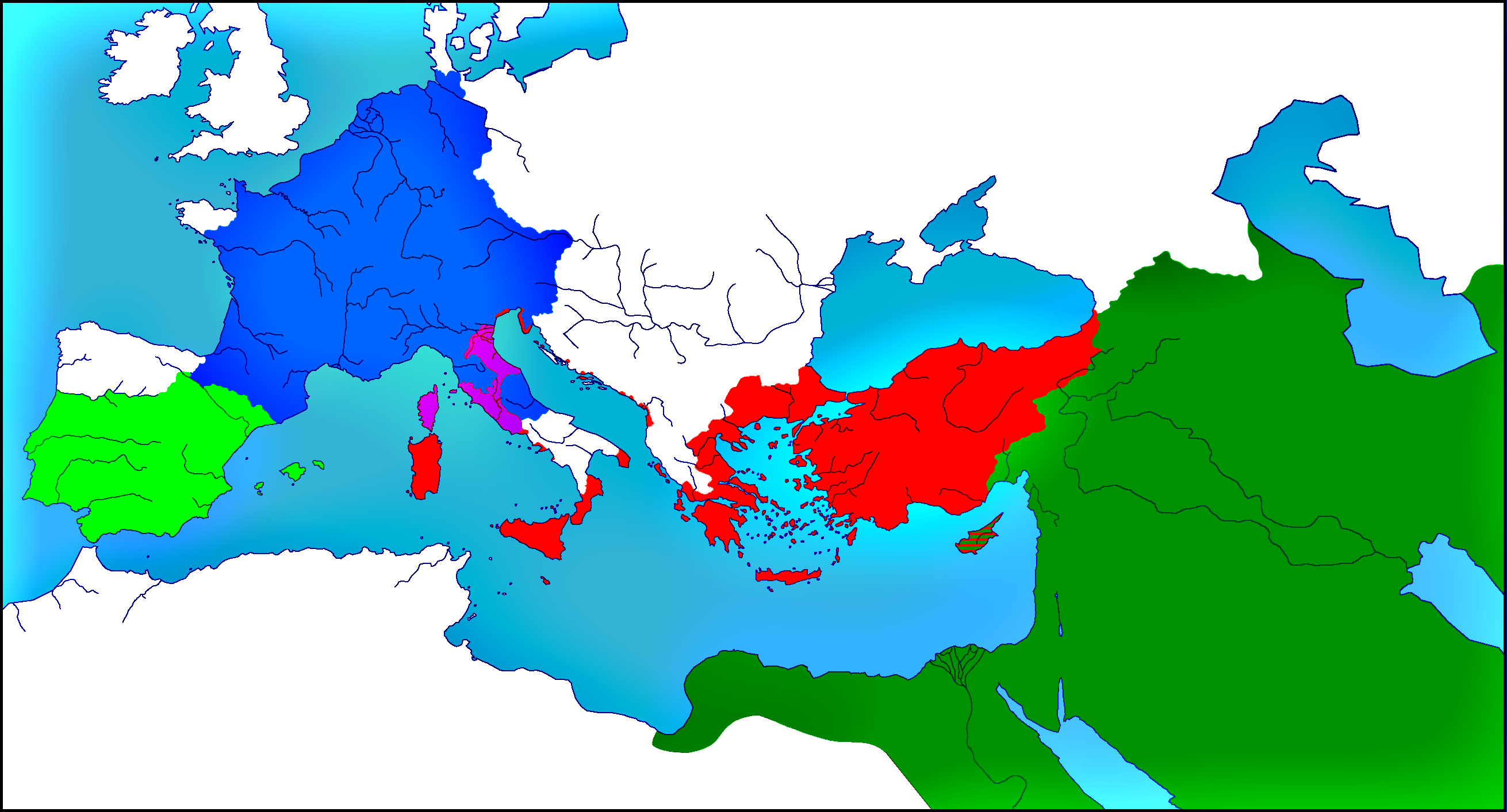 AD 814 - The Empires of the Mediterranean Sea