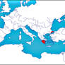 Roman Empire in 1453 B