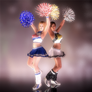 Tina and Lisa - D.W.A Cheerleaders - 01