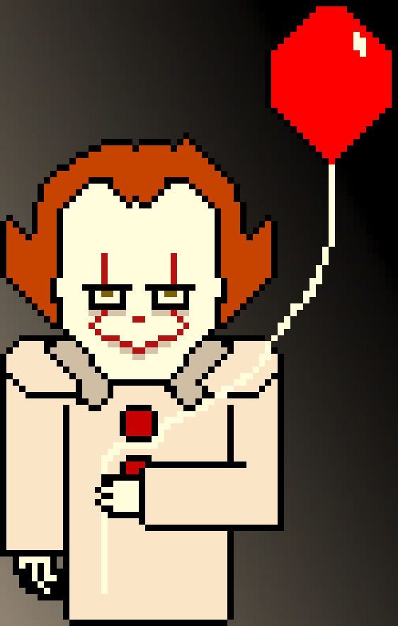Penney Pixels Pennywise Pixel Art by JasonGZ on DeviantArt