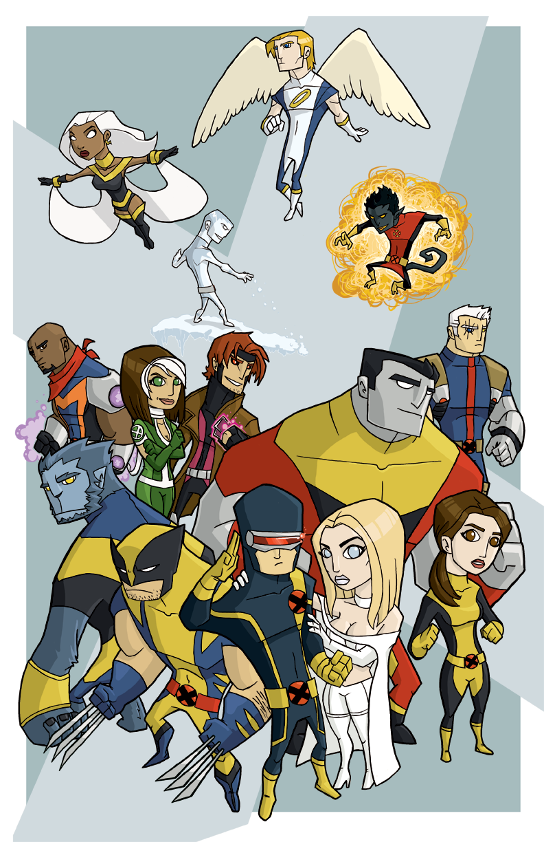 x-men group poster