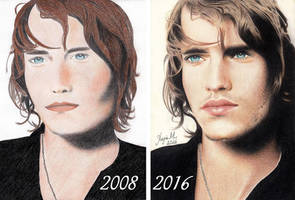 Redrawing of my 1st Color Portrait | 2008- 2016