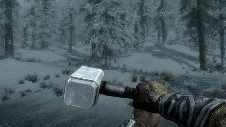 Mjolnir - Skyrim Mod - In - Game 2