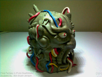 Proto DeathMask (Final Fantasy 4) Clay Sculpture