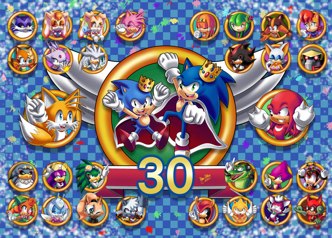 30 years of Sonic! by Star-Shiner on DeviantArt