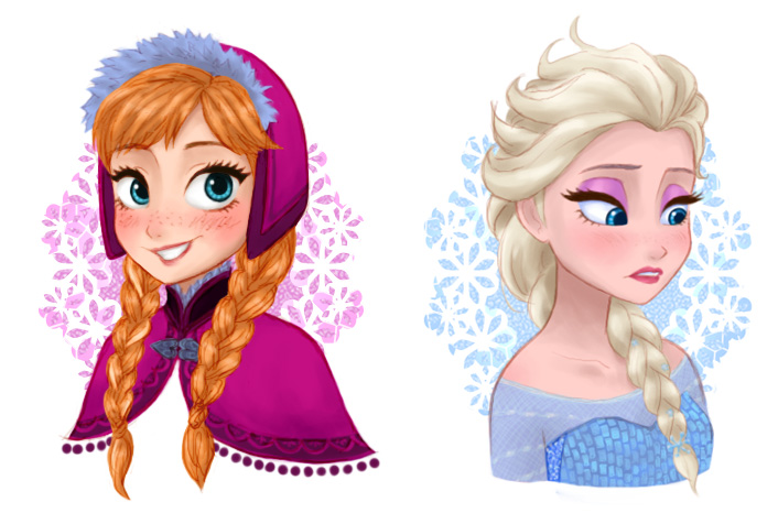 Anna and Elsa