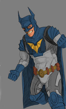 Batman - Blue and Grey