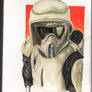 Scout Trooper water colour