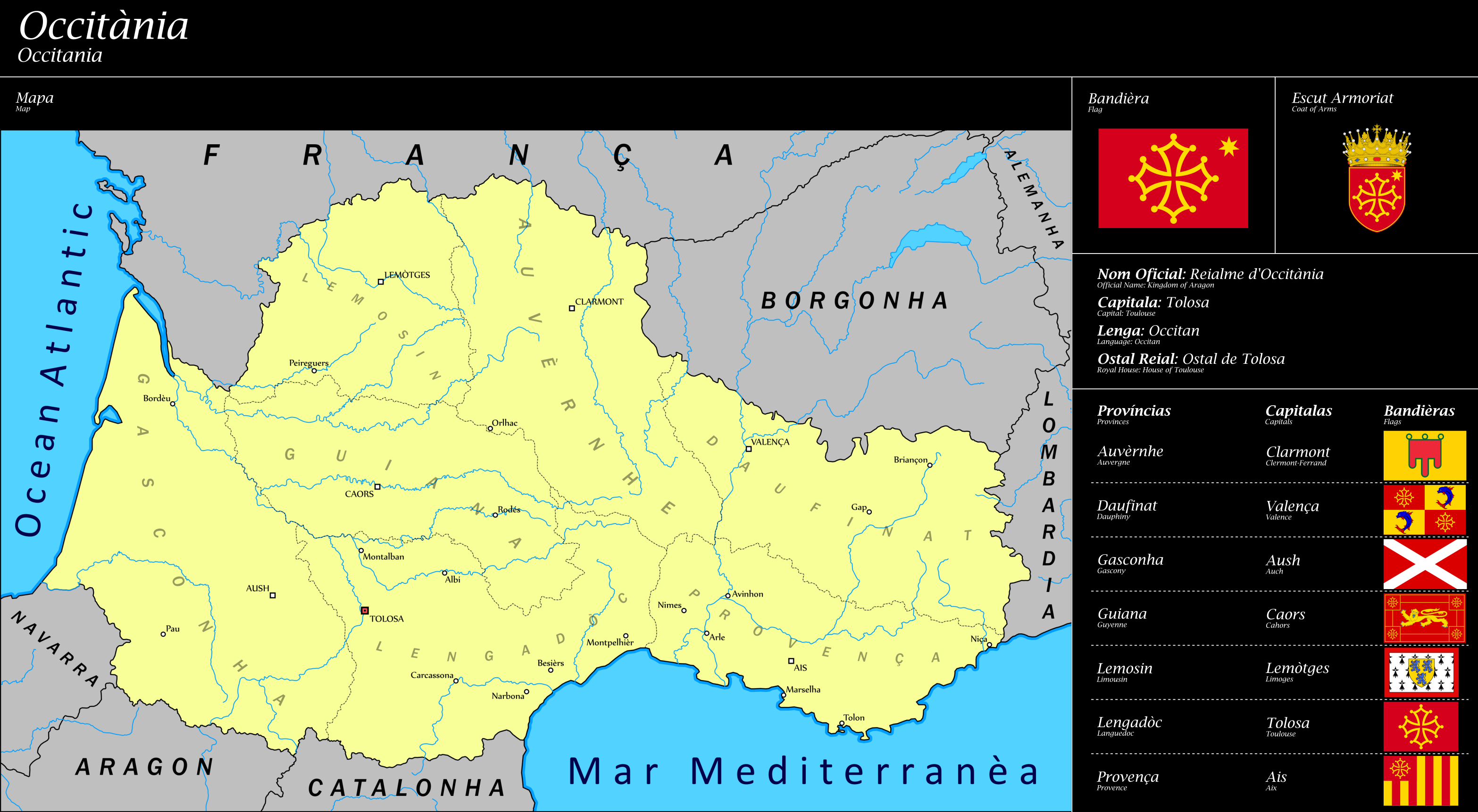 Kingdom of Occitania by Unochepassava on DeviantArt