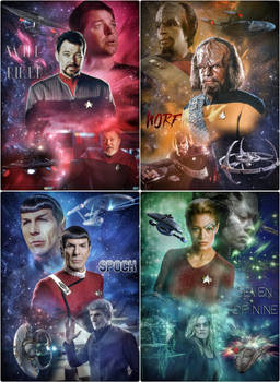 Star Trek Evolution Of Characters 