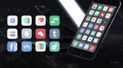 Andora theme for iOS 8 - out!