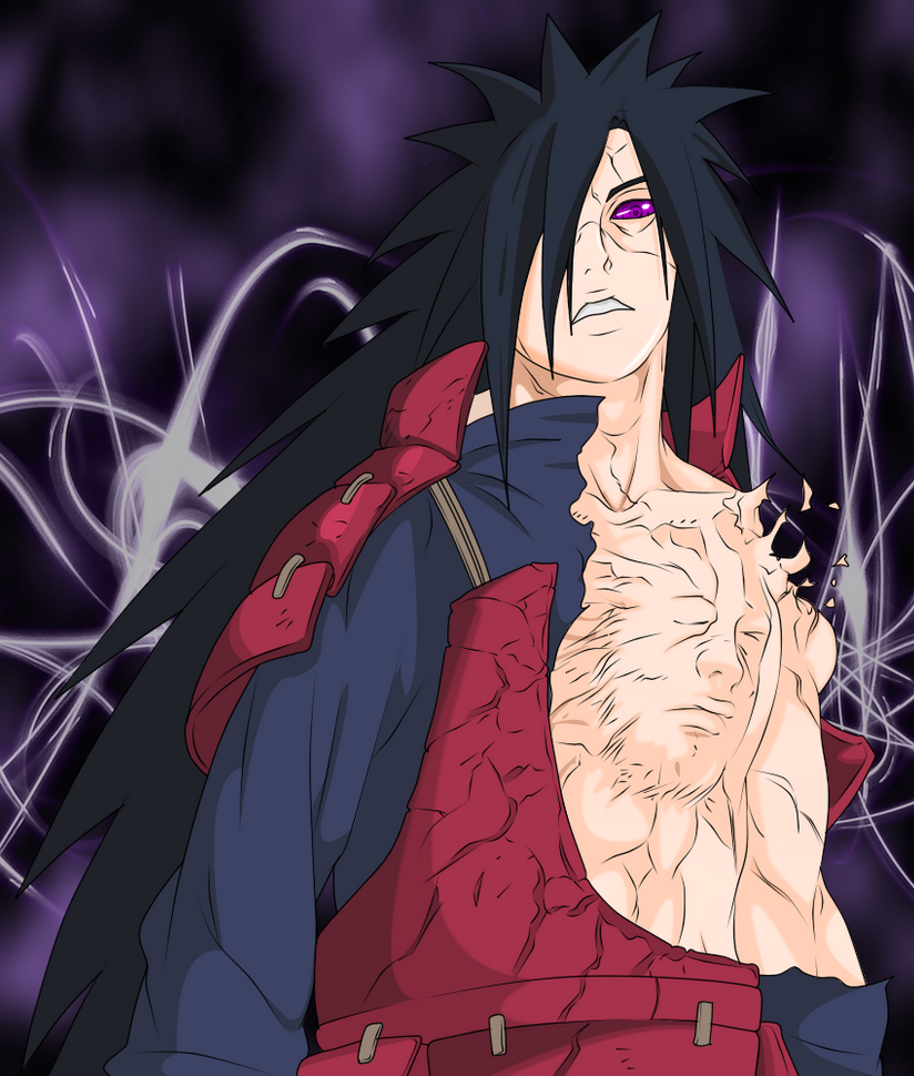 uchiha madara colored by 3asqsasuke by Darkstrom on DeviantArt