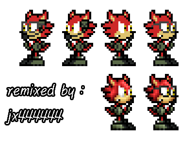 Sonic sprite sheet color palette by Phoenixfirewolf-12 on Newgrounds