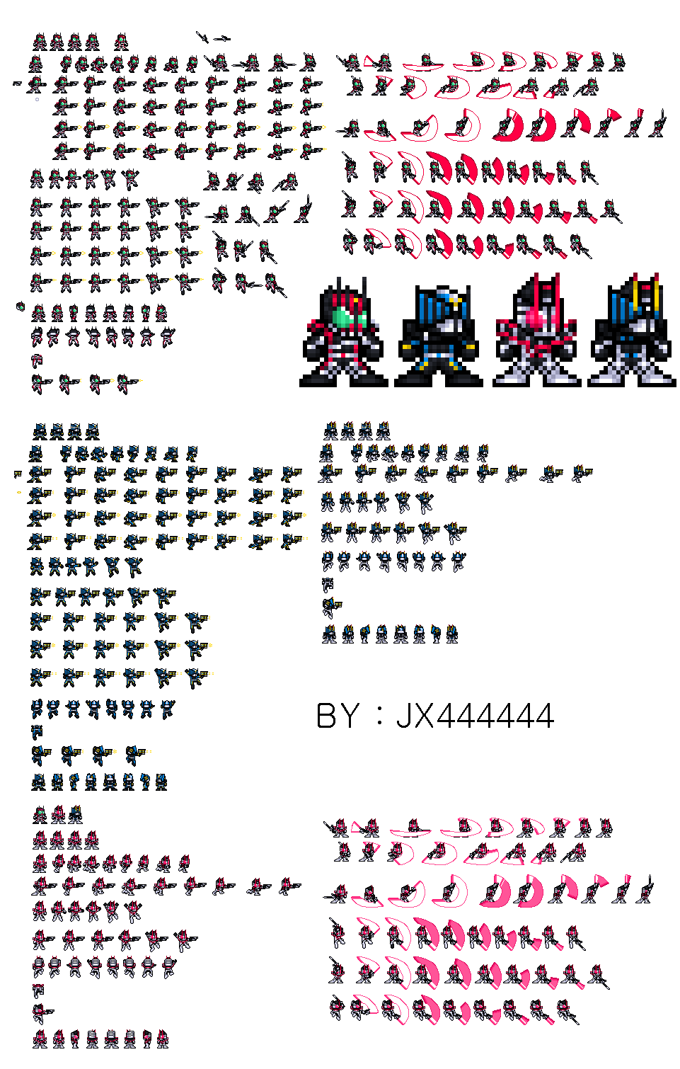 Kamen Rider Decade Custom Sprites(MM ver)(Full) by JX444444 on DeviantArt