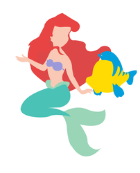 Ariel and Flounder