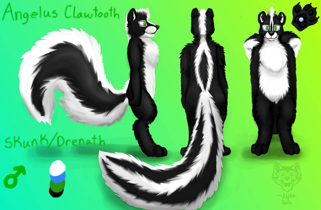 skunk fursona by alphasamTheRuler on DeviantArt