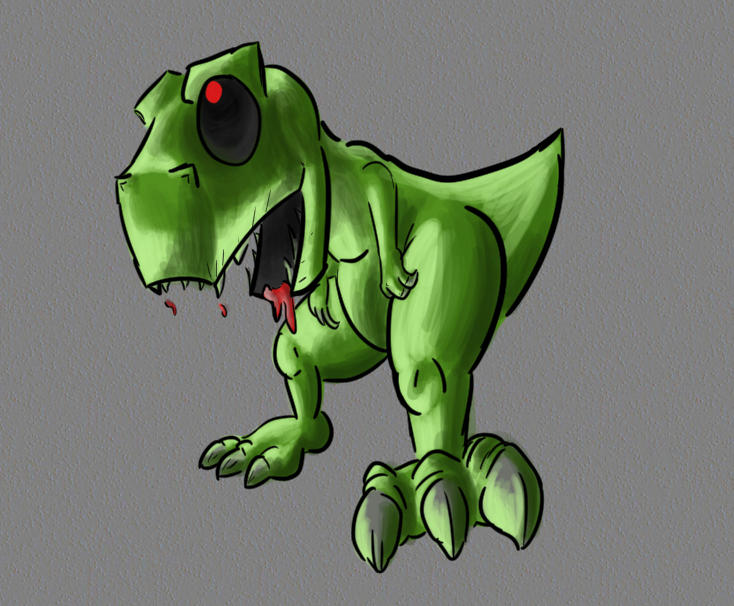 clumsy T-rex by ghoster100 on DeviantArt