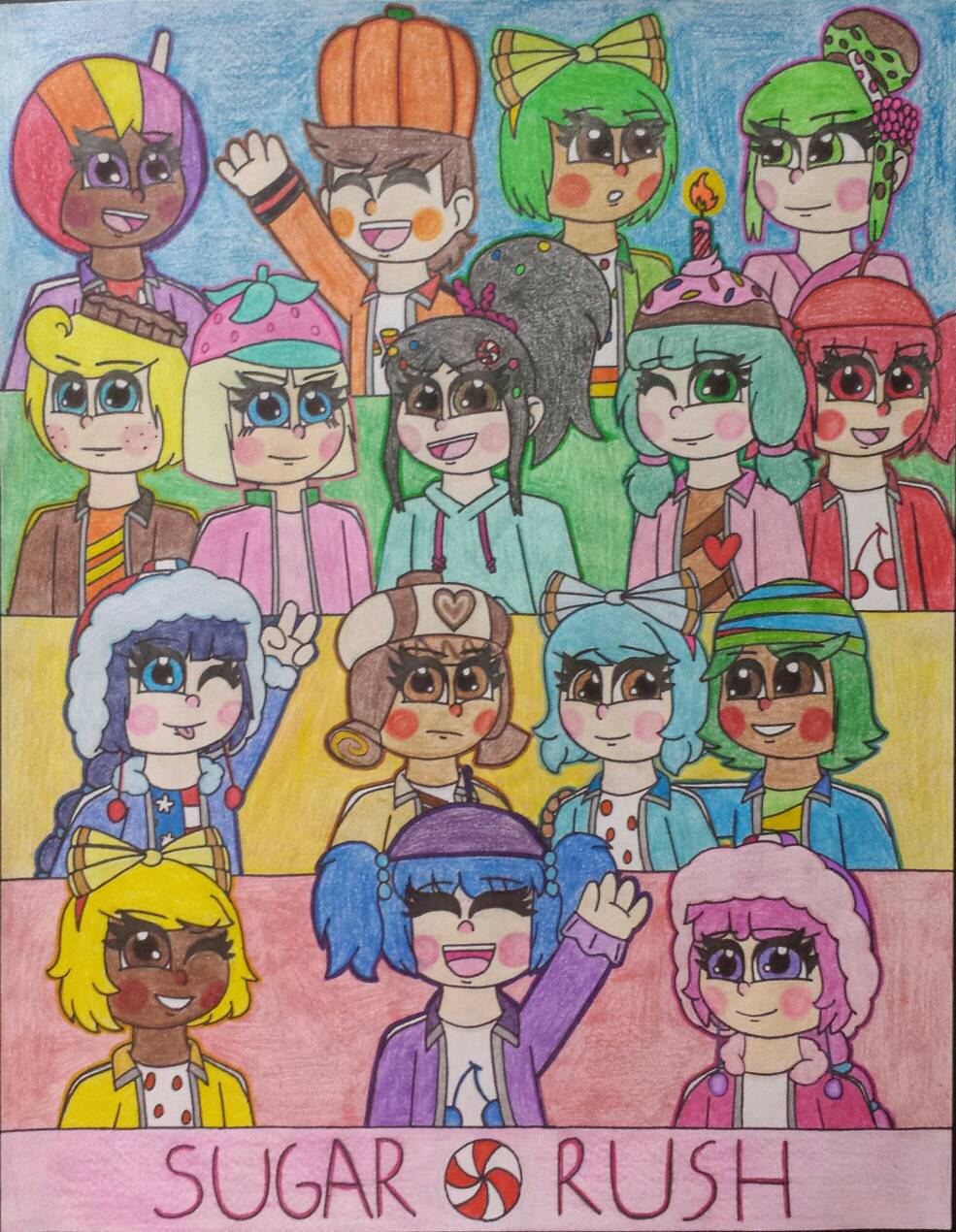 Candy Racers Wreck It Ralph Sugar Rush Racers Names