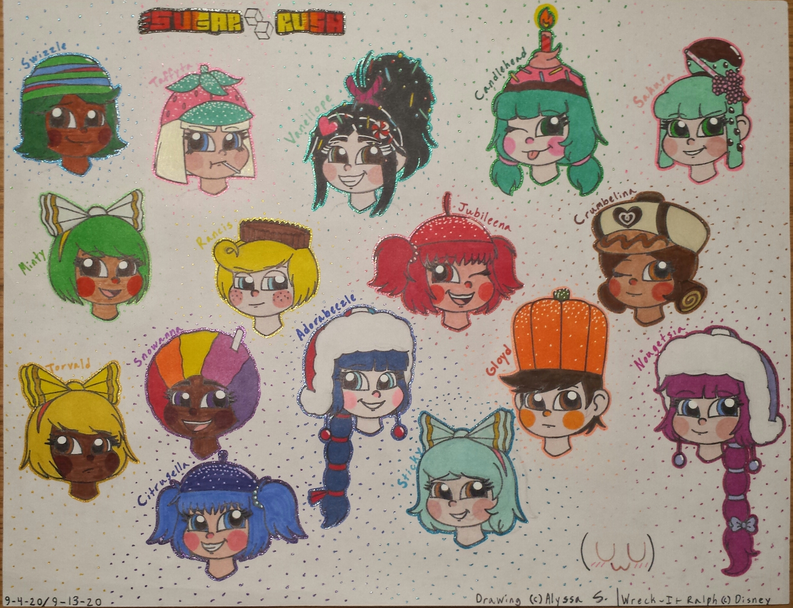 Wreck It Ralph Racers Color Wreck It Ralph Sugar Rush Racers Are Introduced