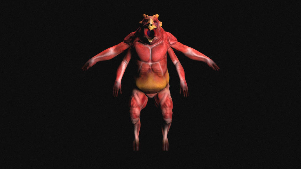 Muscle System Monster 3D Monster (Muscular System) by Marczsewski on DeviantArt