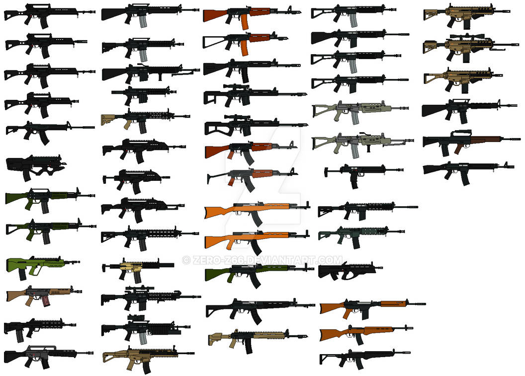 Fictional Rifles Chart by Zero-Z66 on DeviantArt