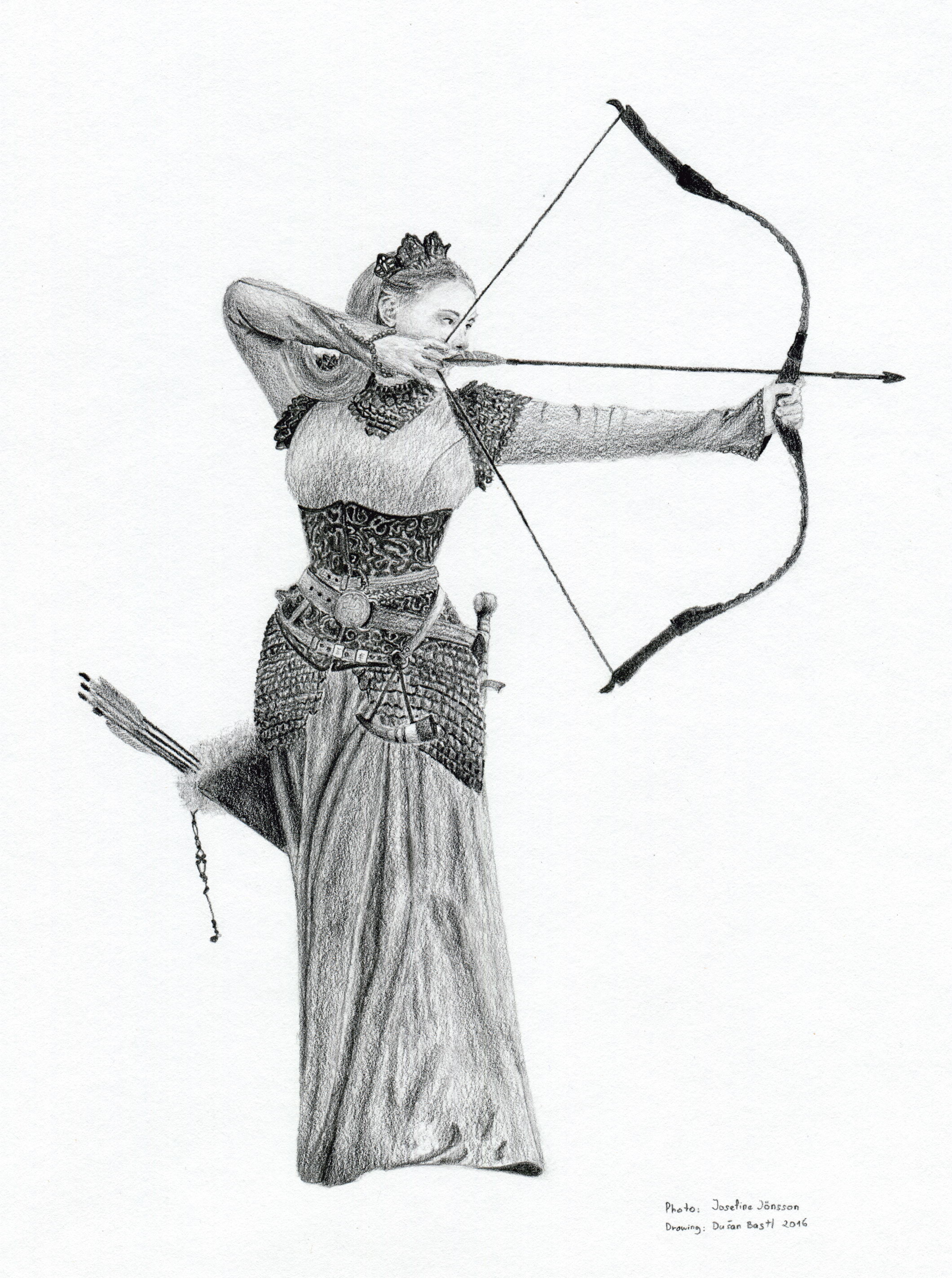 Sarah - pencil drawing by dudeb on DeviantArt