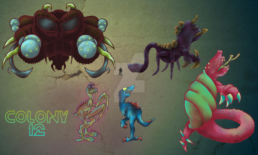 Monster Designs by yurixmeister on DeviantArt