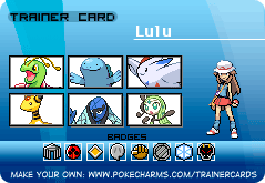 Lulu's Trainer Card