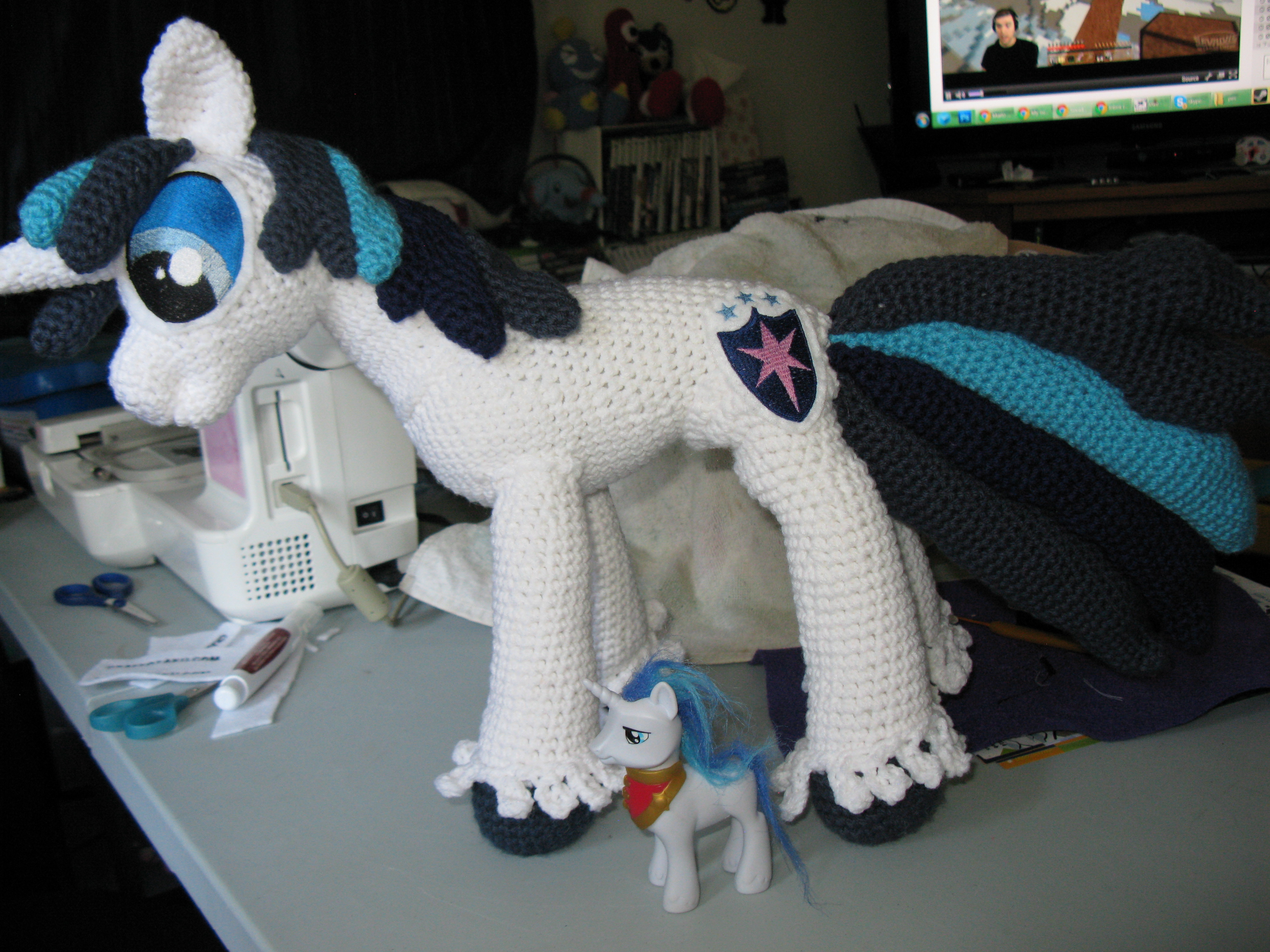 Shining Armor Amigurumi