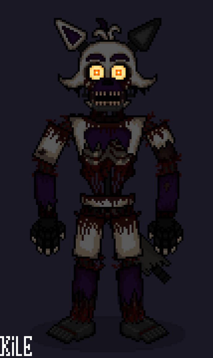 Foxtrap/Springlocked candy foxy/Undead trap by kilescg on DeviantArt