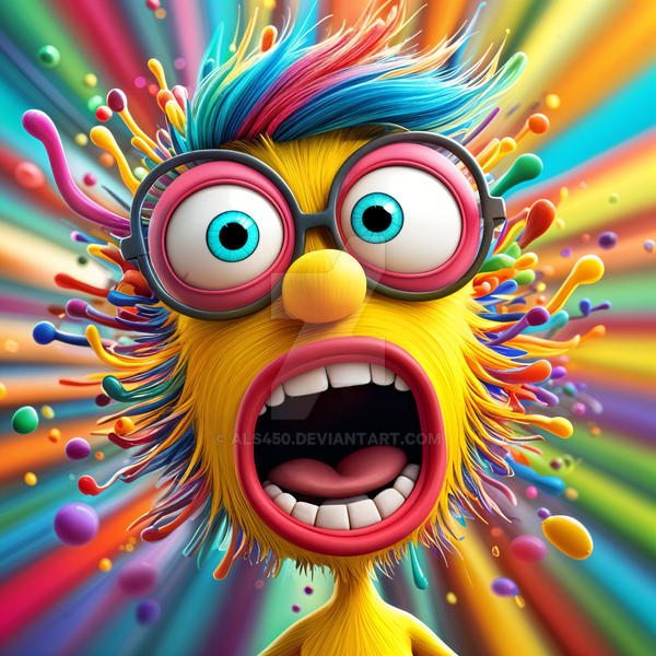 Vail Character Exploding Colorful explosion behind character. by als450 on DeviantArt