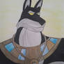 Anubis Mr Wolf head close-up