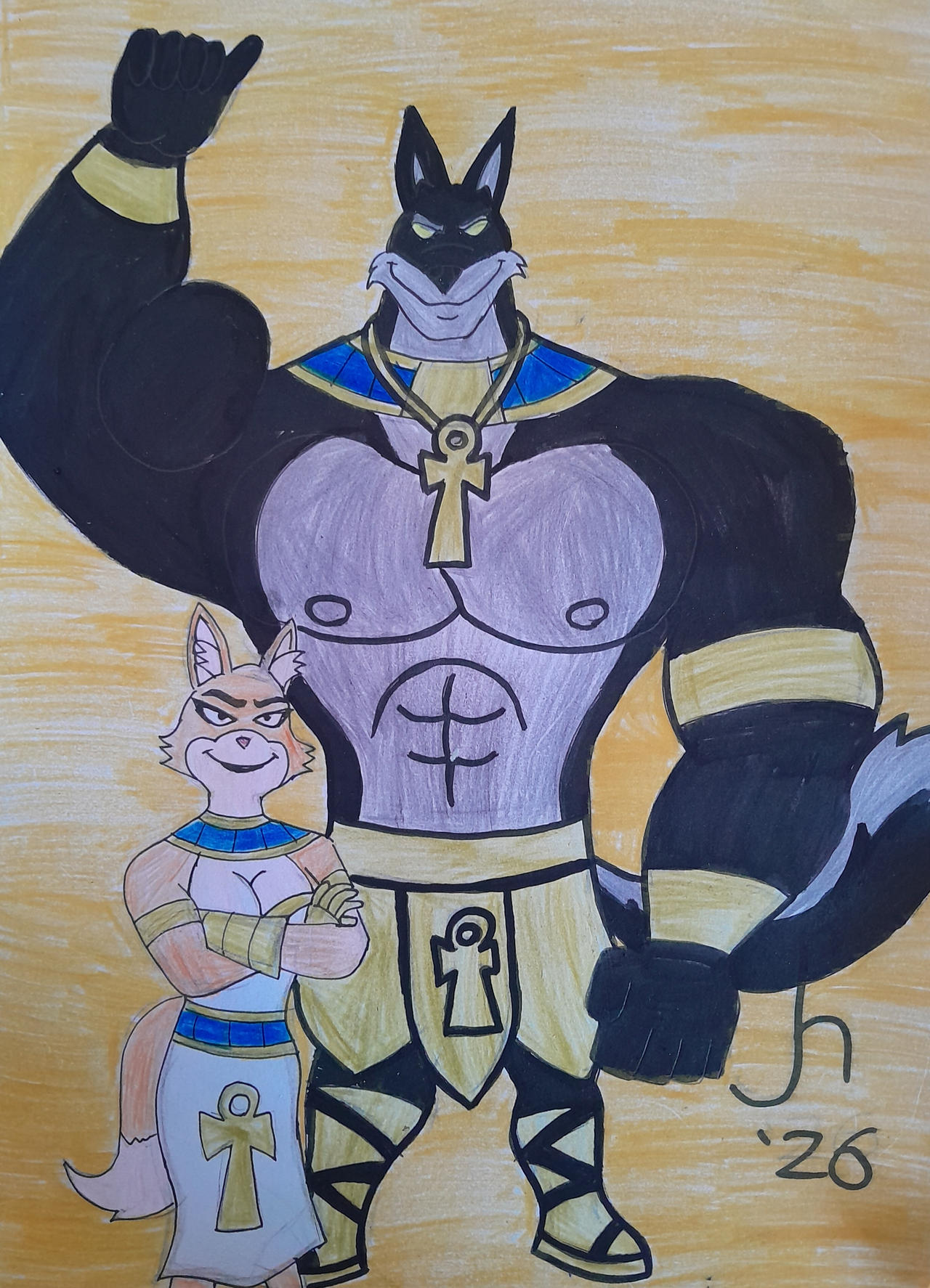 The king and queen of Egypt