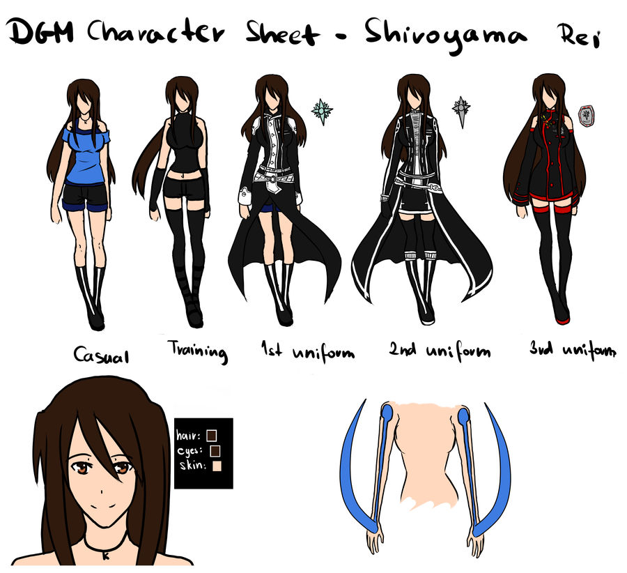 DGM character sheet - Shiroyama Rei