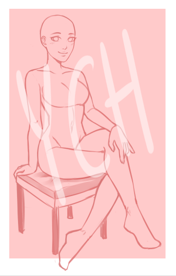 Female Ych Base Full Body - Oqueque Wallpaper