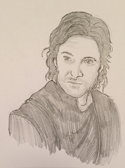 Guy of Gisborne - Pencil Sketch