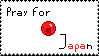 'Pray for Japan' Stamp by RubsSoul