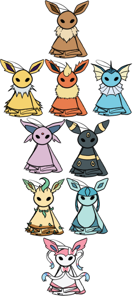 Eeveelution charms