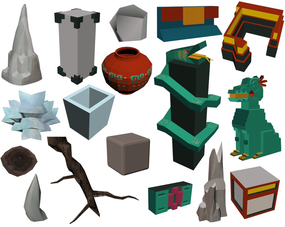3D Random Objects by serkunet on DeviantArt