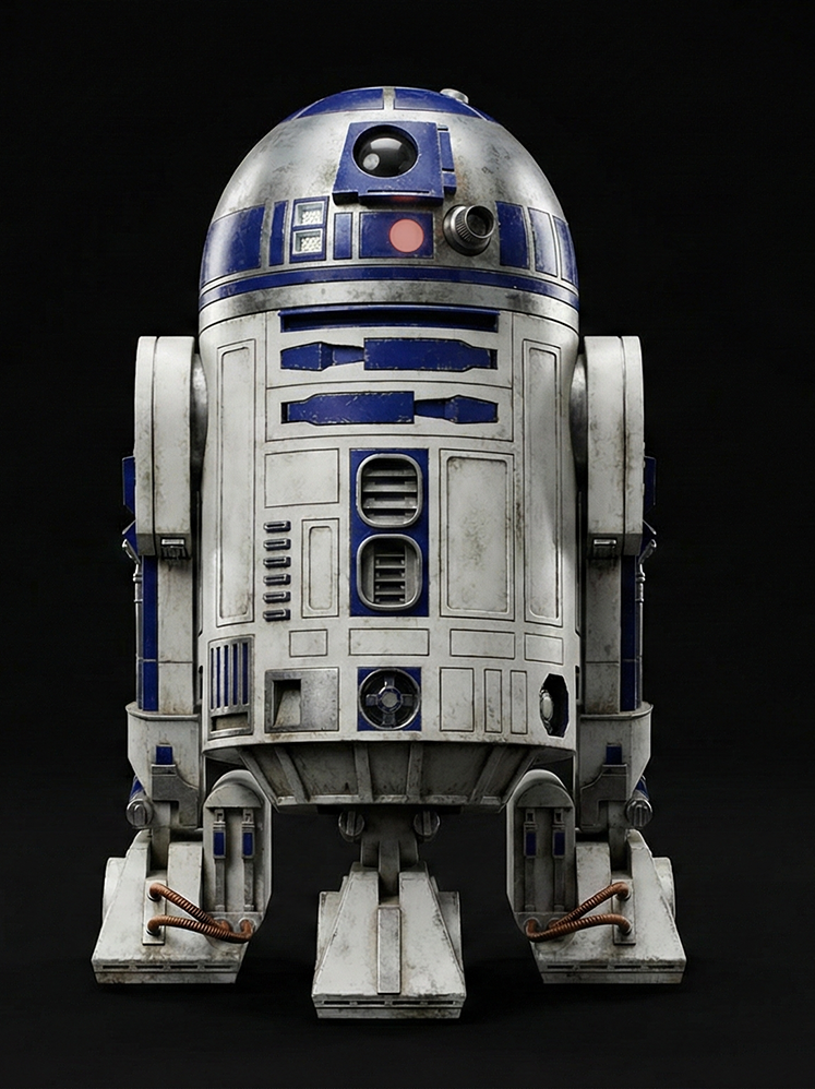 Yellow R2 D2 R2-D2 by AIGenerations on DeviantArt