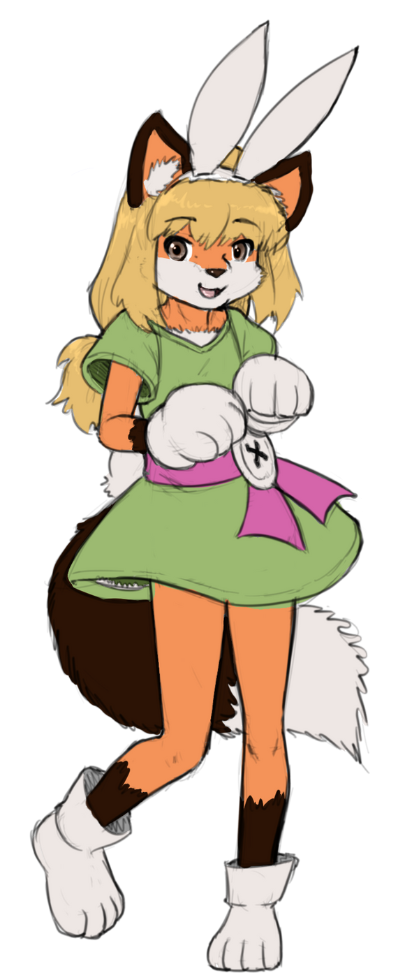 Rilerabbit (COLORED VERSION) by DeferredGalaxy3 on DeviantArt