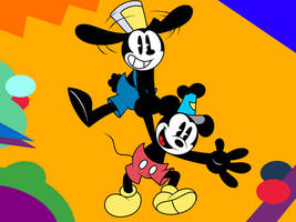 Mickey and Oswald