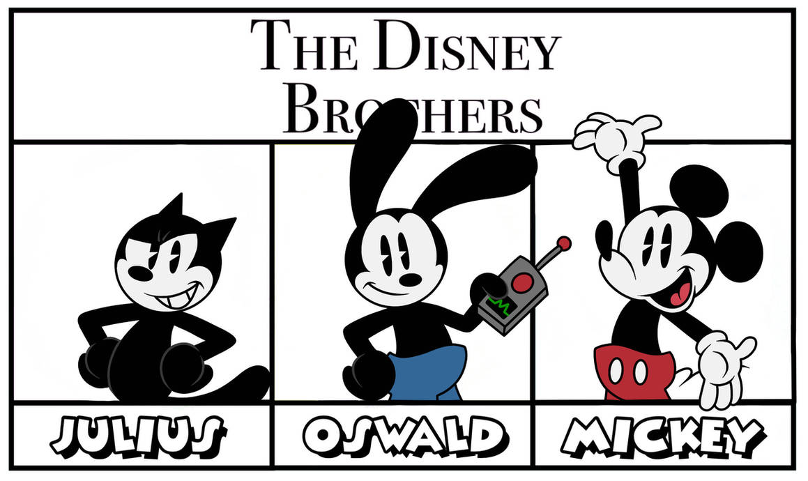 The Disney Brothers (Redraw) by Joopitor on DeviantArt