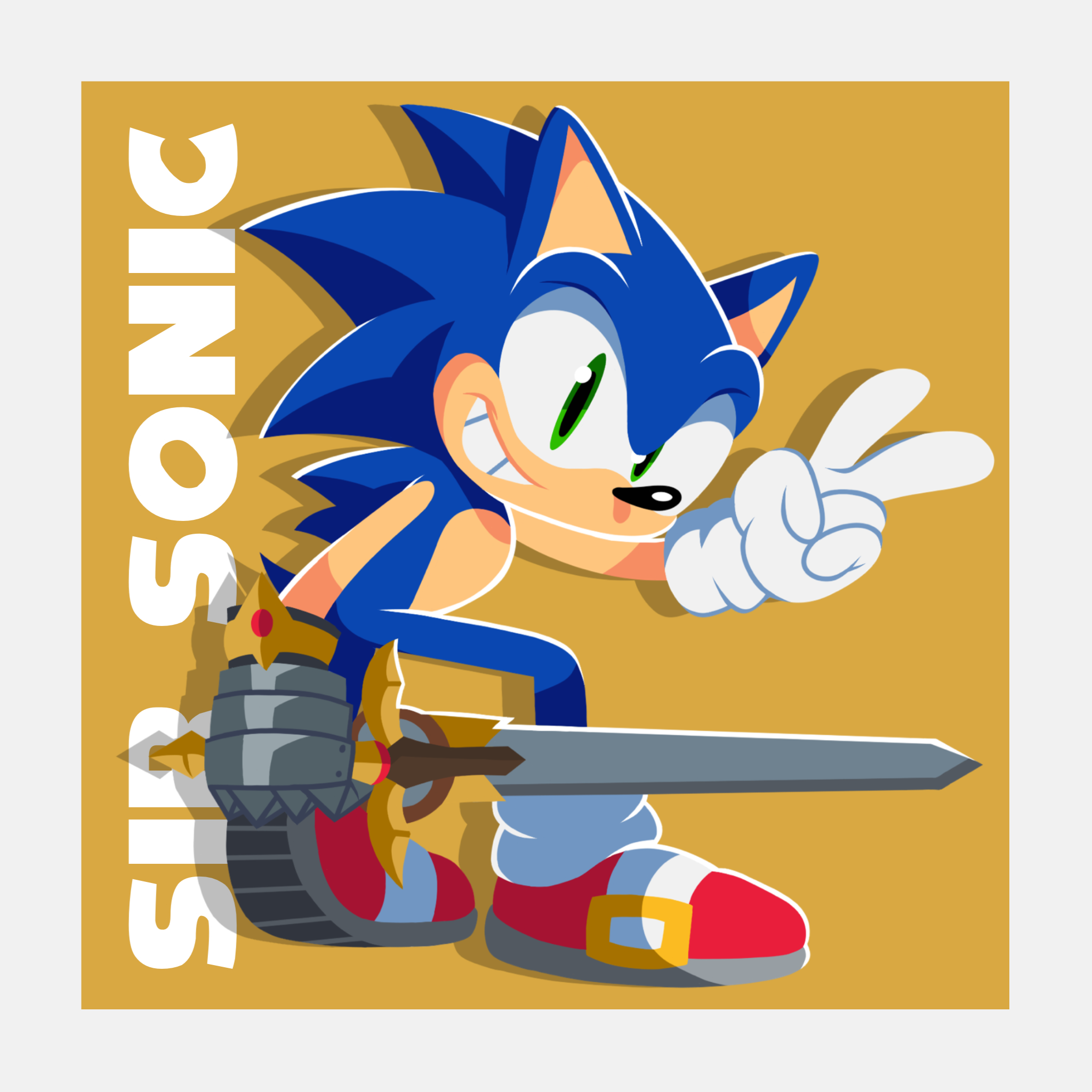 Sir Sonic The Hedgehog - The Knight of the Wind