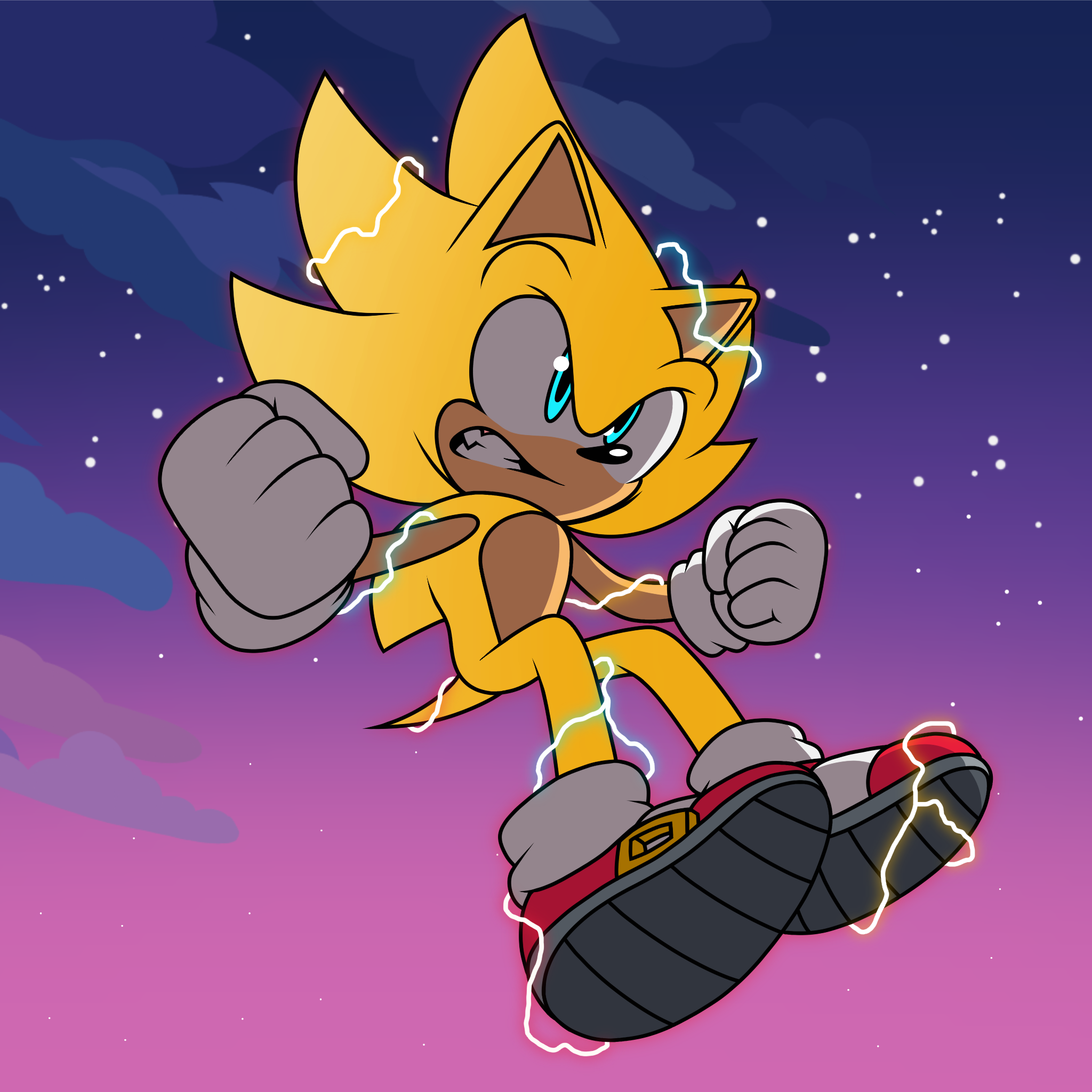 Super Sonic 2 Original Fan Art 